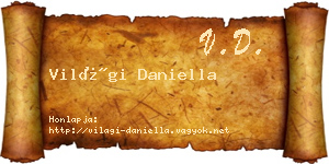 Világi Daniella névjegykártya